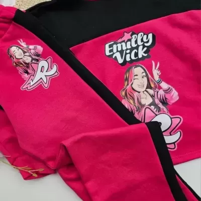 Conjunto&#x20;Moletom&#x20;Emilly&#x20;Vick&#x20;Feminino&#x20;Pink&#x20;com&#x20;Capuz&#x20;e&#x20;Cal&#x00E7;a&#x20;Boca&#x20;Larga&#x2705;PRONTA&#x20;ENTREGA