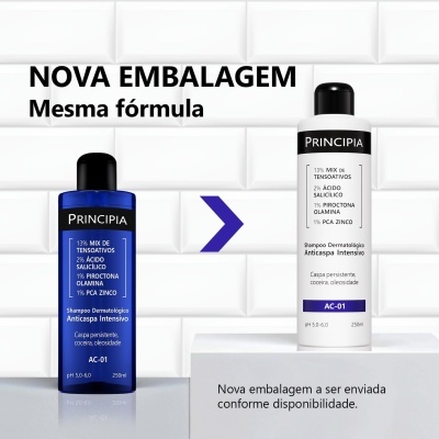 Shampoo&#x20;Dermatol&#x00F3;gico&#x20;Anticaspa&#x20;Intensivo&#x20;Principia&#x20;AC-01,&#x20;250ml