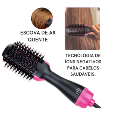 Escova&#x20;El&#x00E9;trica&#x20;Alisadora&#x20;Secadora&#x20;3&#x20;em&#x20;1