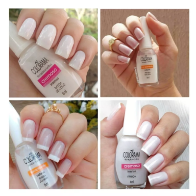 Kit&#x20;Esmalte&#x20;Colorama&#x20;8&#x20;Unidades&#x20;Branco&#x20;Natural