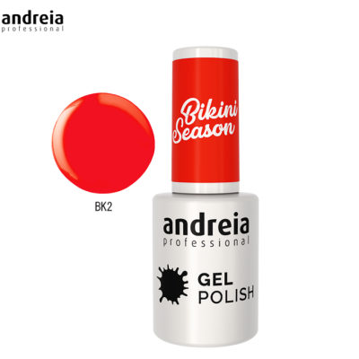 Verniz gel Andreia cor vermelha Bikini Season