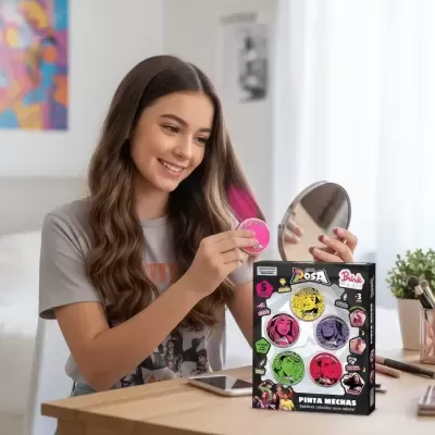 Kit&#x20;5&#x20;Sombras&#x20;Pinta&#x20;Mechas&#x20;Dos&#x20;Rosa&#x20;Emilly&#x20;Vick&#x20;Brink&#x20;Model