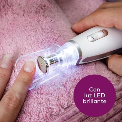 Broca&#x20;Luz&#x20;LED&#x20;Manicure&#x2F;Pedicure&#x20;&#x2B;10&#x20;Acess&#x00F3;rios&#x20;Alta&#x20;Qualidade&#x20;Safira&#x20;e&#x20;Feltro