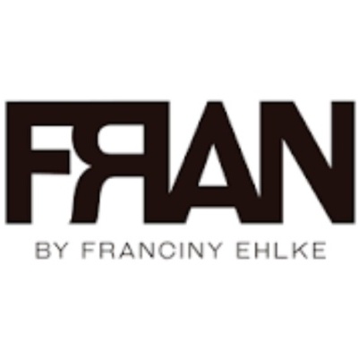 Logótipo da marca FRAN BY FRANCINY EHLKE em preto