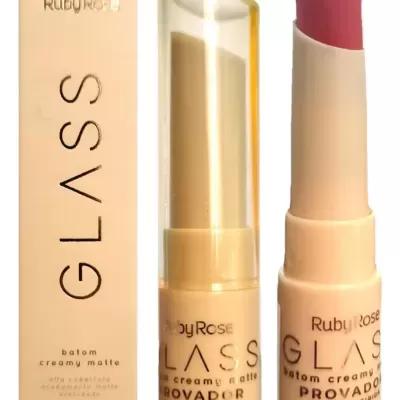 Batom&#x20;Creamy&#x20;Matte&#x20;Glass&#x20;-&#x20;Unit&#x20;Ruby&#x20;Rose