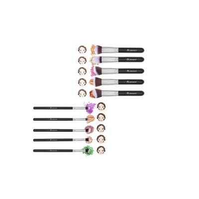 Kit&#x20;Pinc&#x00E9;is&#x20;de&#x20;Maquilhagem&#x20;Base&#x20;P&#x00F3;&#x20;Sombra&#x20;Blush&#x20;10&#x20;&#x2B;&#x20;2&#x20;Unidades&#x20;&#x2705;PRONTA&#x20;ENTREGA