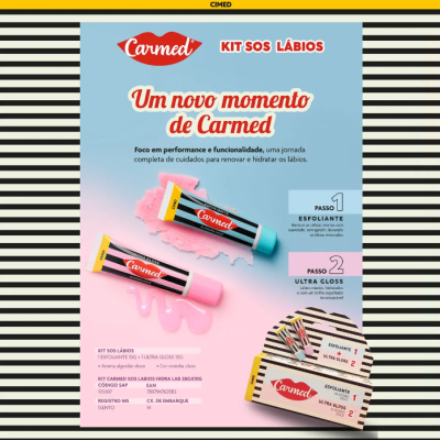 Kit&#x20;2&#x20;Carmed&#x20;Sos&#x20;Algod&#x00E3;o&#x20;Doce&#x20;Esfoliante&#x20;-&#x20;&#x2705;PRONTA&#x20;ENTREGA