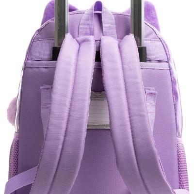 Mochila&#x20;de&#x20;Rodinhas&#x20;-&#x20;Kit&#x20;com&#x20;Lancheira&#x20;e&#x20;Estojo&#x20;-&#x20;Estilo&#x20;Princesa