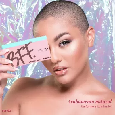Paleta&#x20;Bff&#x20;Cor&#x20;03&#x20;Vizzela&#x20;Completa&#x20;Contorno&#x20;Blush&#x20;Iluminador