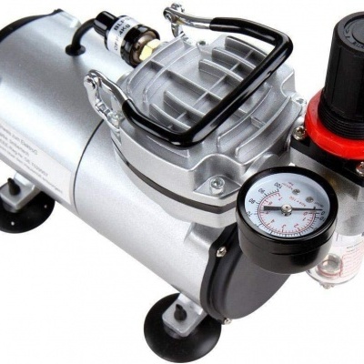 Kit&#x20;de&#x20;Aer&#x00F3;grafo&#x20;A&#x00E7;&#x00E3;o&#x20;Dupla&#x20;com&#x20;Compressor&#x20;de&#x20;Ar