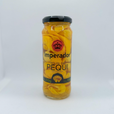 Frasco de polpa de pequi em conserva da marca Imperador