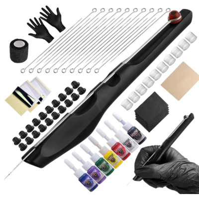 Kit de manicure com ferramentas, esmaltes coloridos, luvas e acessórios para unhas de gel