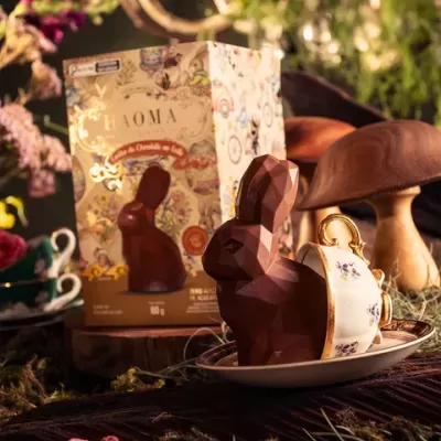 Coelho&#x20;de&#x20;Chocolate&#x20;ao&#x20;Leite&#x20;60g&#x2705;PRONTA&#x20;ENTREGA