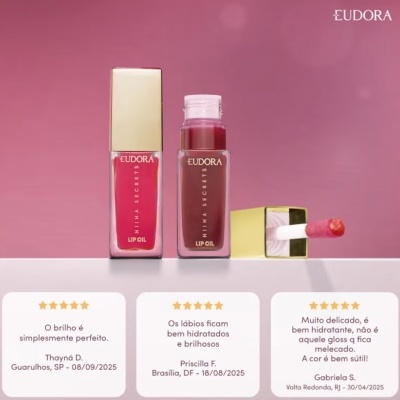 Lip&#x20;Oil&#x20;Shine&#x20;Flowers&#x20;Rosa&#x20;Sublime&#x20;Niina&#x20;Secrets&#x20;7ml