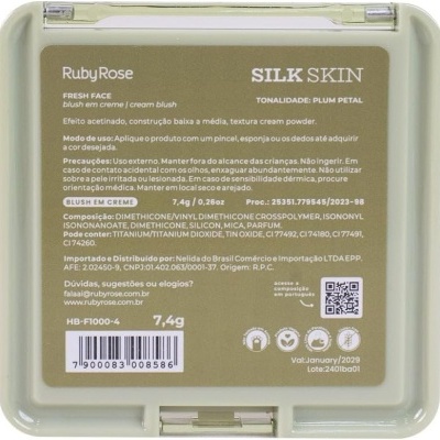 Blush&#x20;em&#x20;Creme&#x20;Fresh&#x20;Face&#x20;Plum&#x20;Petal&#x20;Silk&#x20;Skin&#x20;&#x2013;&#x20;Ruby&#x20;Rose