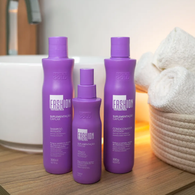 Kit&#x20;100t&#x00ED;metros&#x20;Antiqueda&#x20;Capilar&#x20;-&#x20;Fashion&#x20;Gold