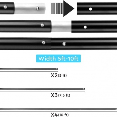 Kit&#x20;Suporte&#x20;de&#x20;Fundo&#x20;Ajust&#x00E1;vel&#x20;para&#x20;Fotografar