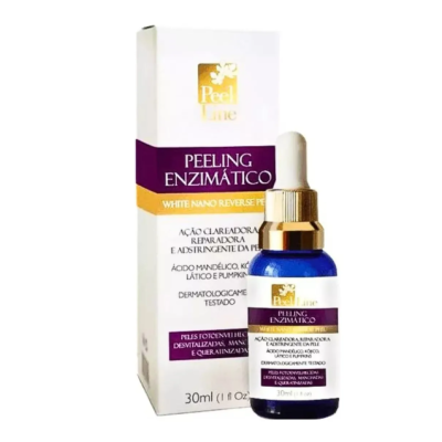 Frasco e caixa do produto Peel Line Peeling Enzimático 30ml