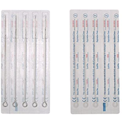 Tiras de teste descartáveis brancas em blister plástico