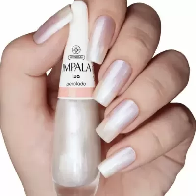 Kit&#x20;Esmalte&#x20;Impala&#x20;Manicure&#x20;7&#x20;Cores&#x20;Claras&#x20;Peroladas