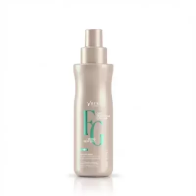 Frasco bege de sérum capilar Vfera Cosmetics FPS