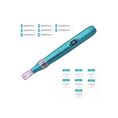 Kit&#x20;Dermapen&#x20;sem&#x20;Fio&#x20;com&#x20;25&#x20;Cartuchos&#x20;&#x2B;&#x20;2&#x20;Baterias&#x20;&#x2705;PRONTA&#x20;ENTREGA