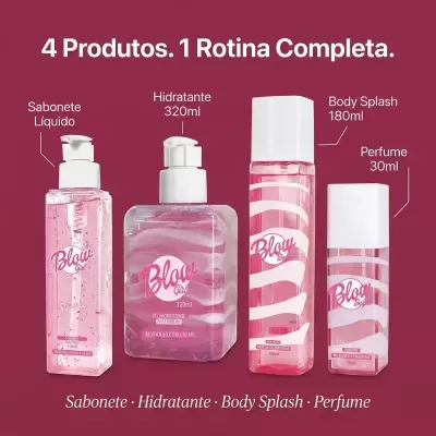 Kit&#x20;Blow&#x20;Girl&#x20;Rotina&#x20;Completa&#x20;Cuidado&#x20;Corporal&#x20;4&#x20;Itens&#x2705;PRONTA&#x20;ENTREGA