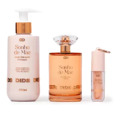 KIT&#x20;Sonho&#x20;de&#x20;M&#x00E3;e&#x20;-&#x20;Perfume&#x20;&#x2B;&#x20;Gloss&#x20;&#x2B;&#x20;Hidratante