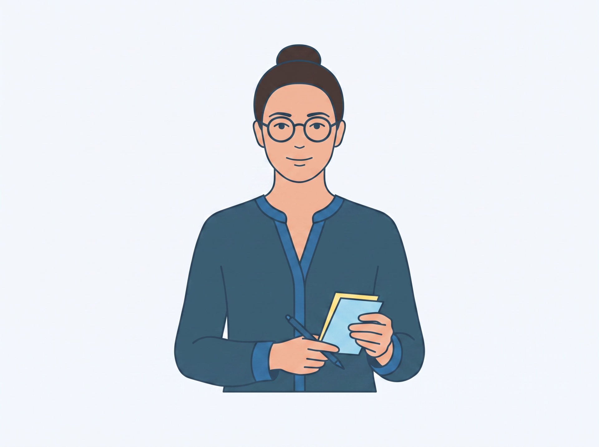 Ilustra&ccedil;&atilde;o de formador/a de ingl&ecirc;s da Verbal Point
