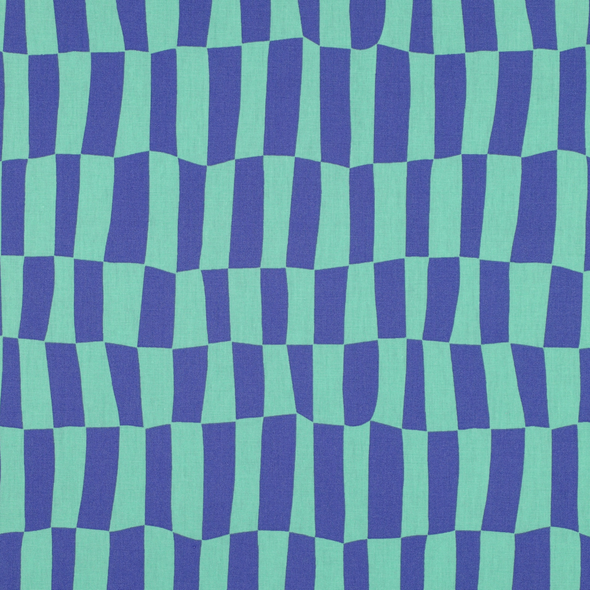 Checks Jennifer Bouron - Azul e verde menta Checks Jennifer Bouron - Azul e verde menta
