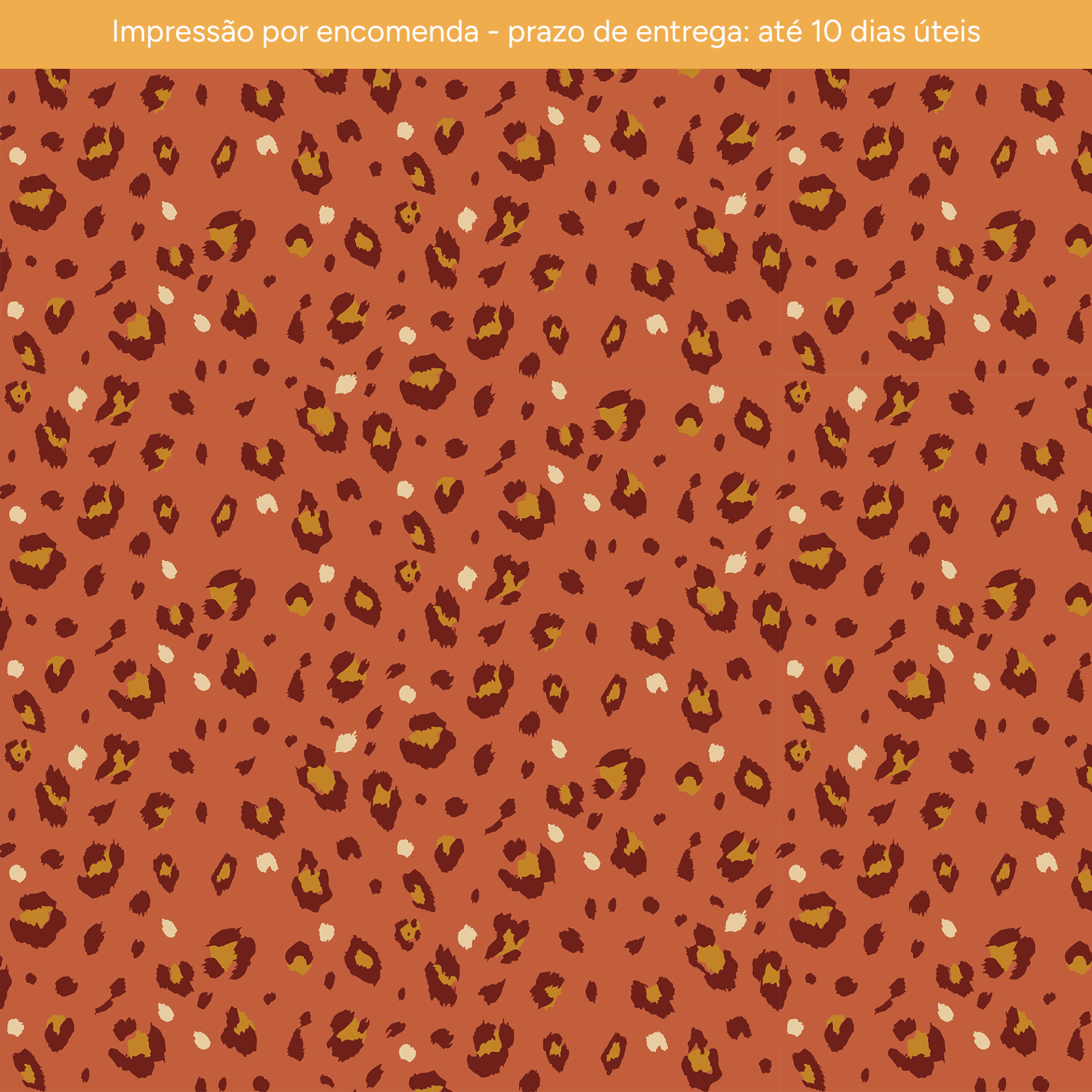 IMPRESSÃO POR ENCOMENDA - Leopardo tons terra IMPRESSÃO POR ENCOMENDA - Leopardo tons terra