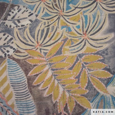Canvas Reciclado Print - Handmade Leaves