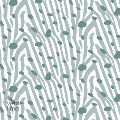 Minimate Impermeável - Padrão Zebra Azul com pintas