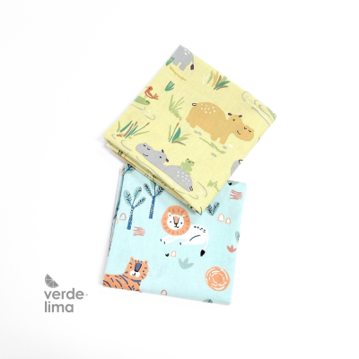 Pack de retalhos - Animais da Selva