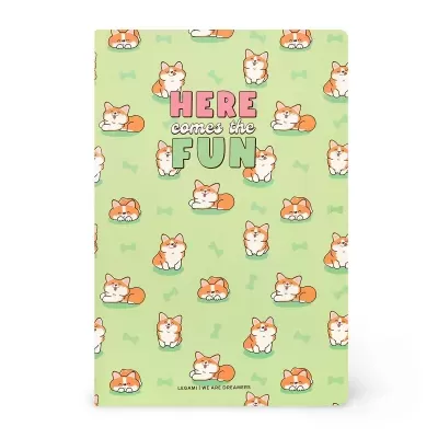 Caderno A5 tema Corgi - LEGAMI