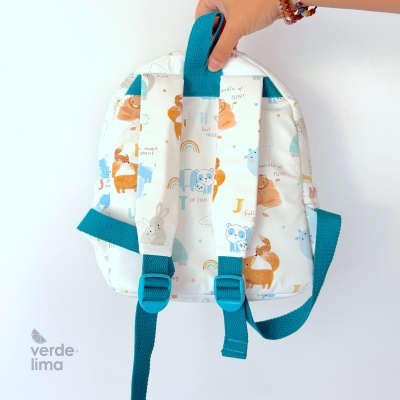 Mochila infantil - Raincoat alfabeto dos animais