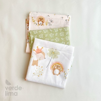Pack de tecidos - Cute Hedgehog