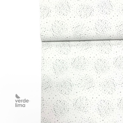 Tecido de Algodão Orgânico - Salpicos
