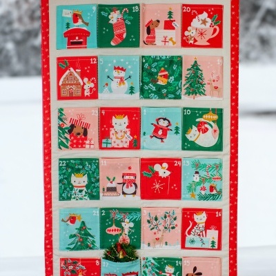 Cozy Christmas - Painel calendário do advento