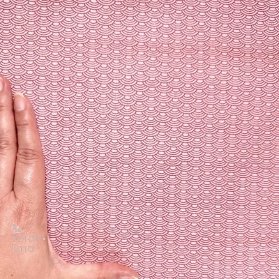 Tecido de Algodão - Pretty Waves Pink