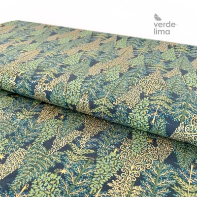 Tecido de Algodão - Enchanted Christmas - Forest