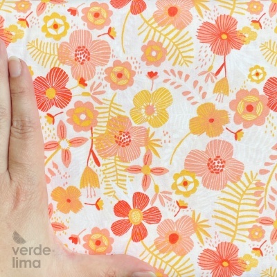 Tecido de Algodão - Jumbo Flowers