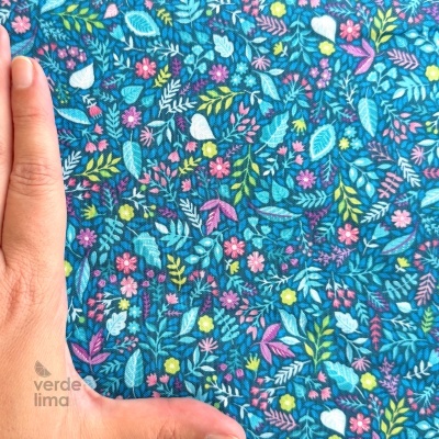 Tecido de Algodão - Tropica foliage