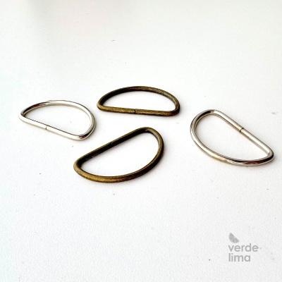 Argola meia lua 40mm