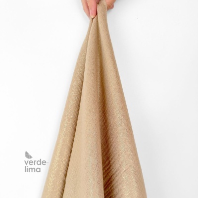 Musselina com brilho