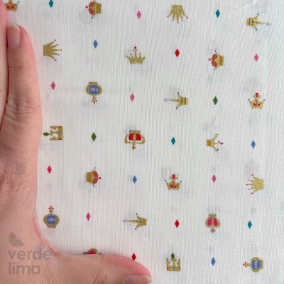 Little Brier Rose - Crowns White Sparkle