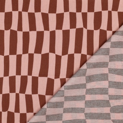 Checks Jennifer Bouron - Castanho e rosa