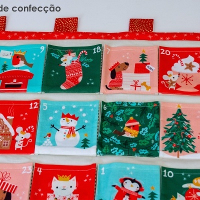Cozy Christmas - Painel calendário do advento