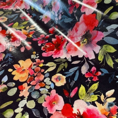 Tecido Plastificado - Watercolor flowers