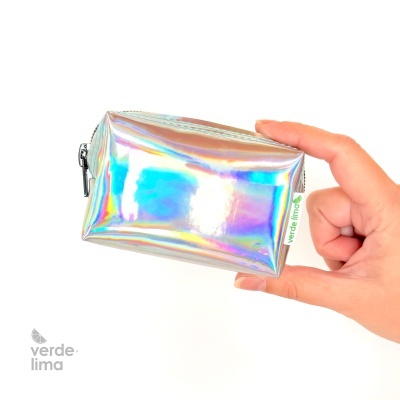 Porta moedas em vinil espelhado